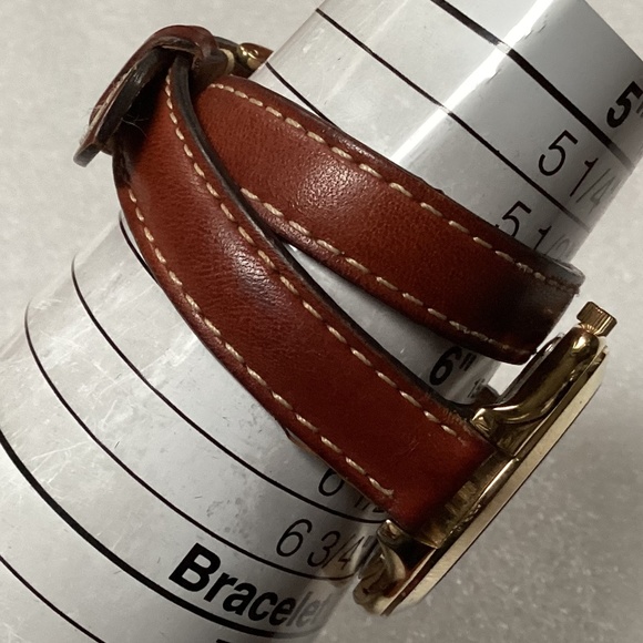 Michael Kors Slim Runway Double Wrap Brown Leather Band Women’s Watch MK-2256 - Picture 9 of 16